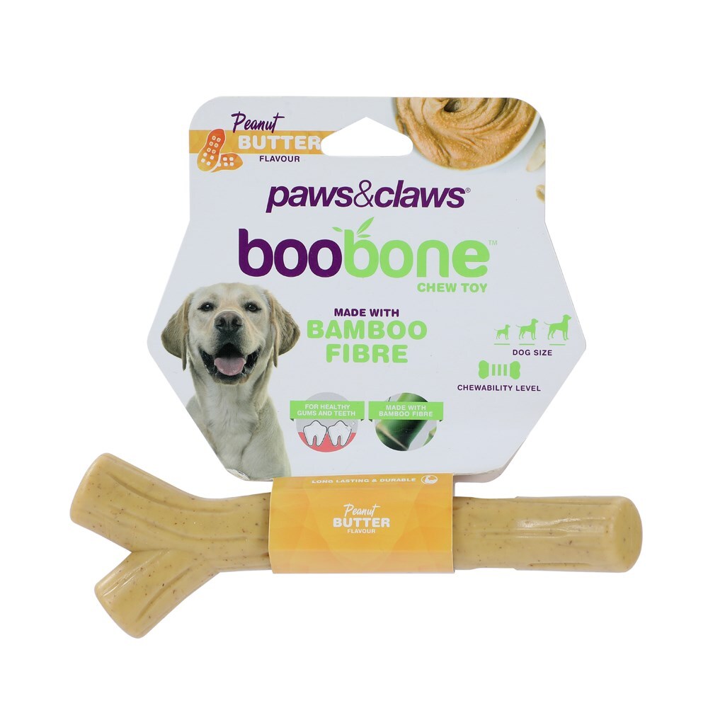 Paws and Claws BooBone Branch Chew Toy Aussie BBQ/Peanut Butter/Roast Chicken (3 Pack) — image 4
