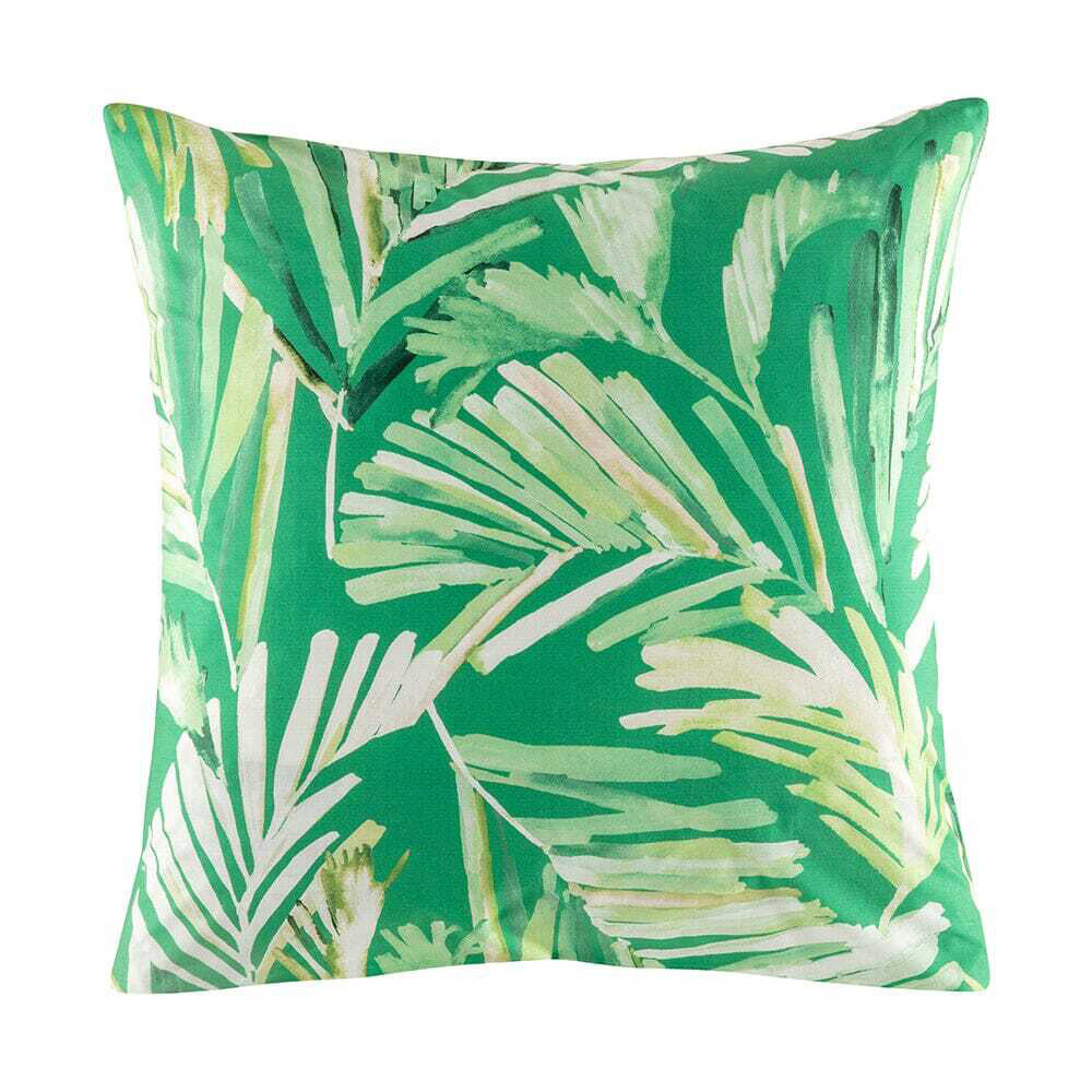 Kas Australia Oliana Euro Throw Pillowcase/Cushion Cover Square 65x65cm Green