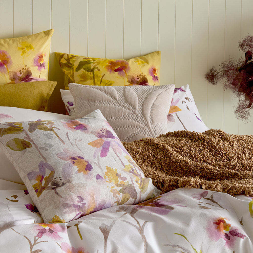 Kas Australia Eve Bed Quilt Cover Set w/ 2x Pillowcases Multicoloured — image 7
