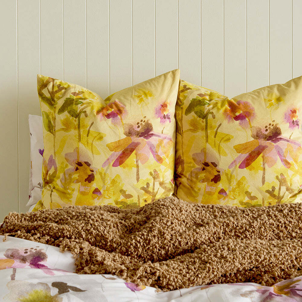 Kas Australia Eve Bed Quilt Cover Set w/ 2x Pillowcases Multicoloured — image 9