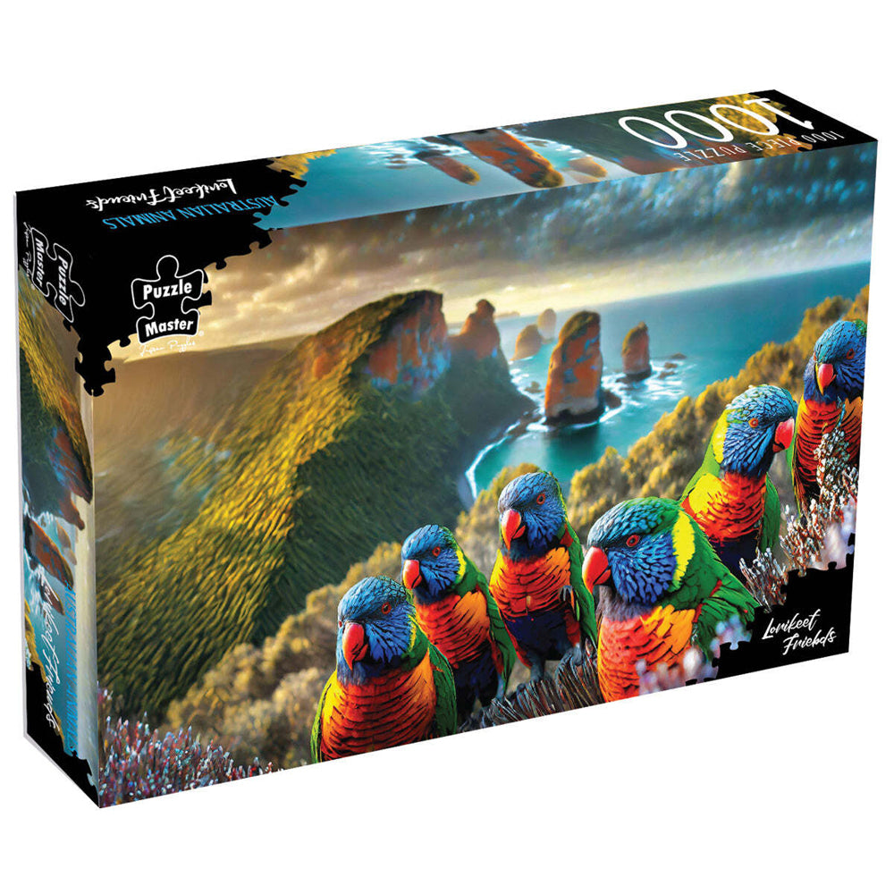 Puzzle Master 70x50cm Lorikeet Friends and Turtle Discovery Jigsaw Set (2 Pieces) — image 2