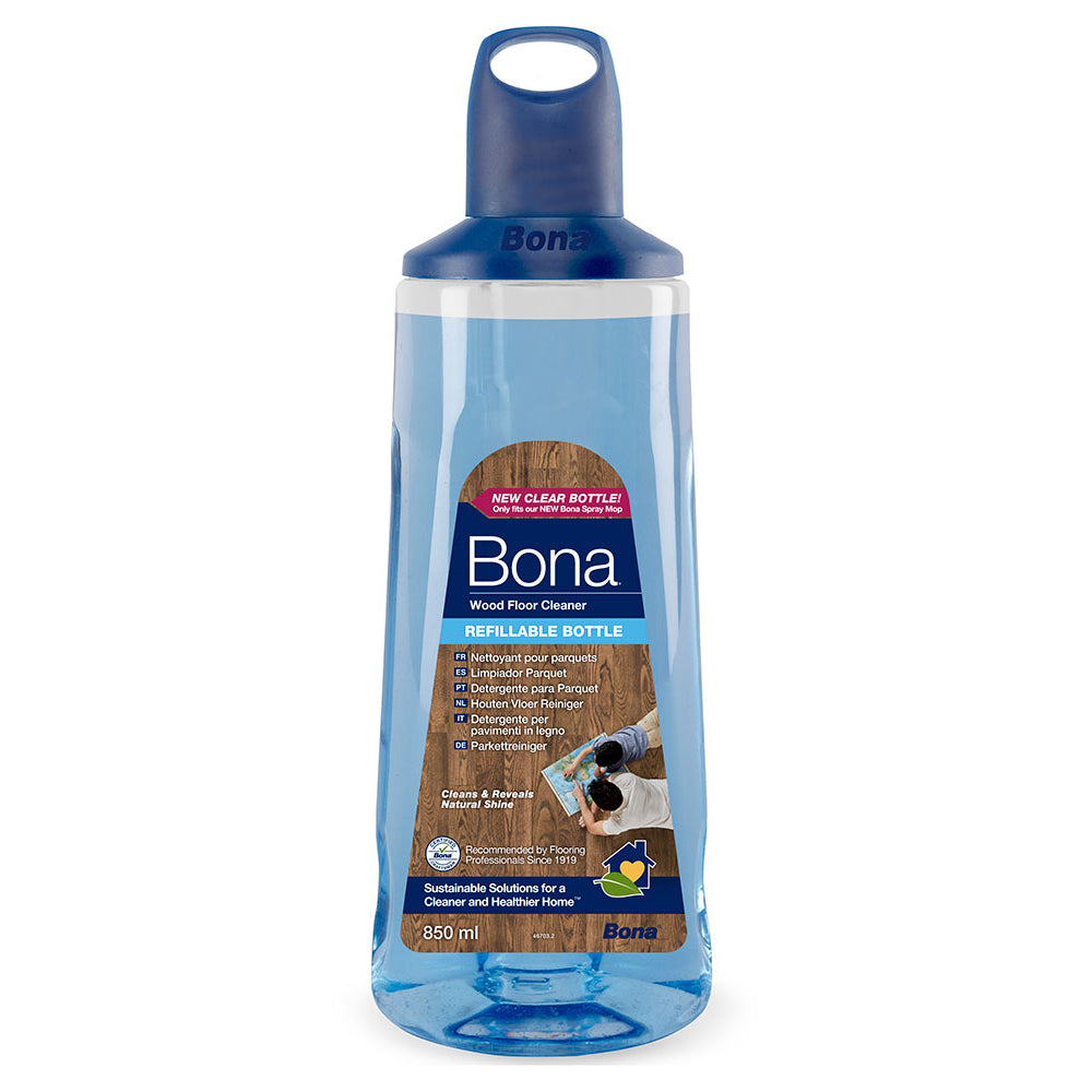 Bona Spray Mop w/ Microfibre Pad/850ml Wood Floor Cleaner Cartridge/2.5L Refill — image 7