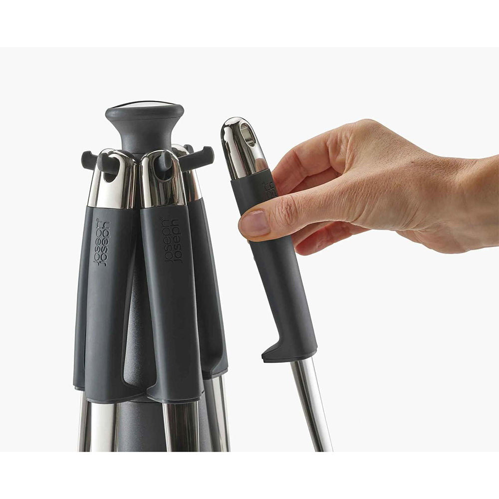 Joseph Joseph Elevate Stainless Steel Kitchen Utensil Carousel 6PC Set — image 3