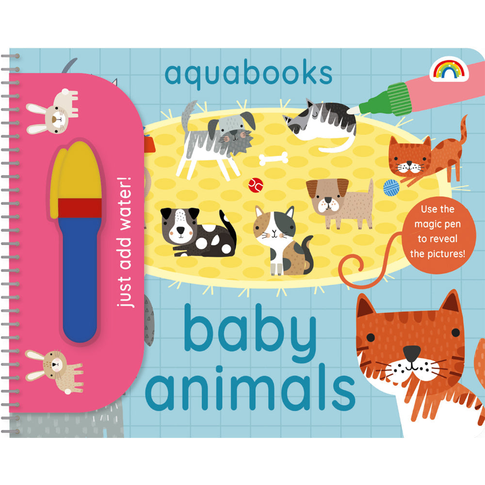 Really Decent Books Aquabooks Kids/Children Activity Book Baby Animals 3y+ (2 Pack)