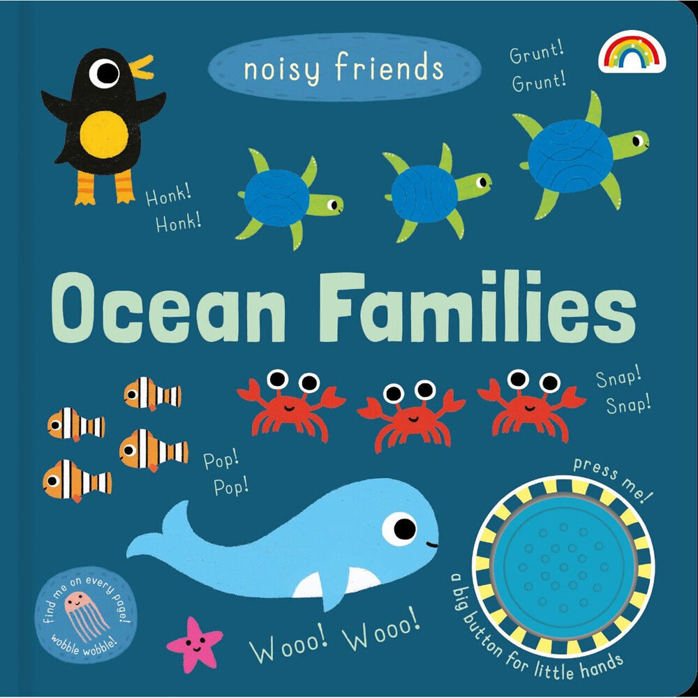 Really Decent Books 3y+ Kids's Interactive Book Noisy Friends - Ocean Families