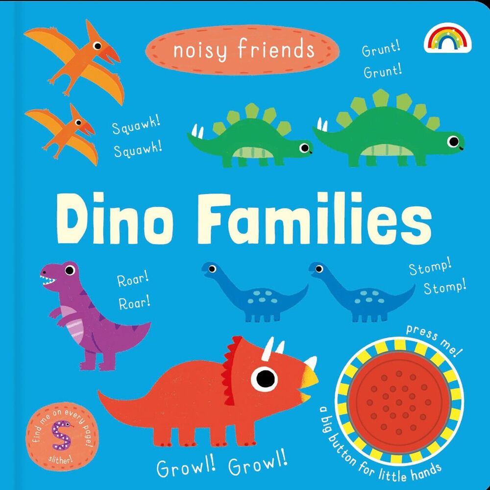 Really Decent Books 3y+ Kids's Interactive Book Noisy Friends - Dino Families