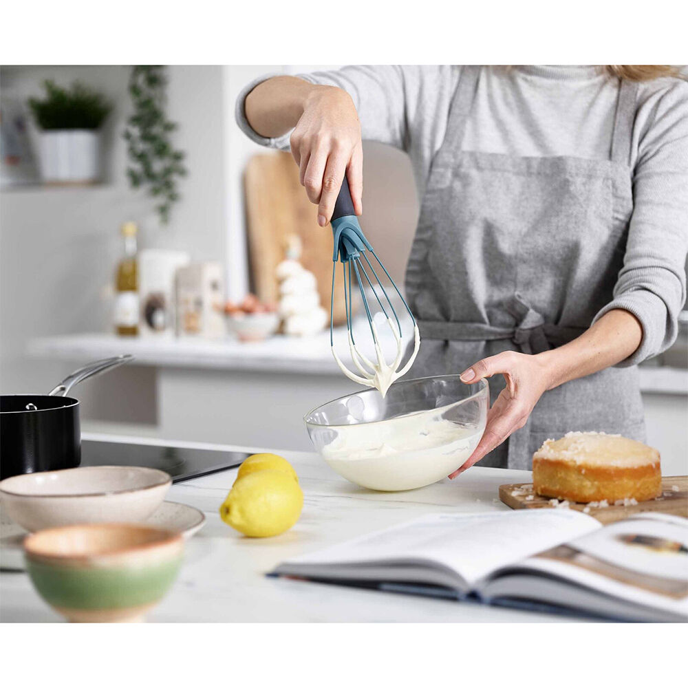 Joseph Joseph Twist 2-in-1 Flat/Balloon Kitchen Baking Cooking Whisk Blue (2 Pack) — image 3