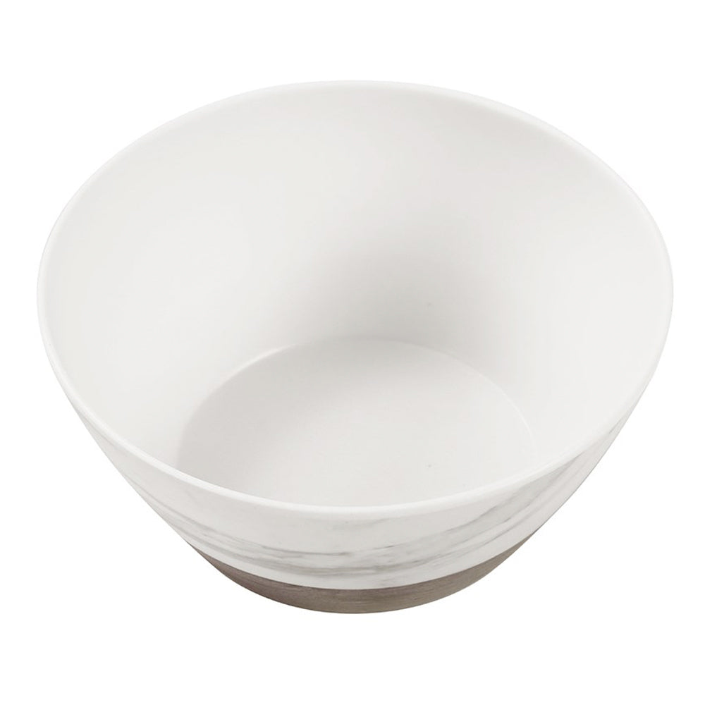 Lemon and Lime Lemon & Lime 15cm Melamine Food Dine Serving Salad Bowl/Container Endwood Marble — image 3