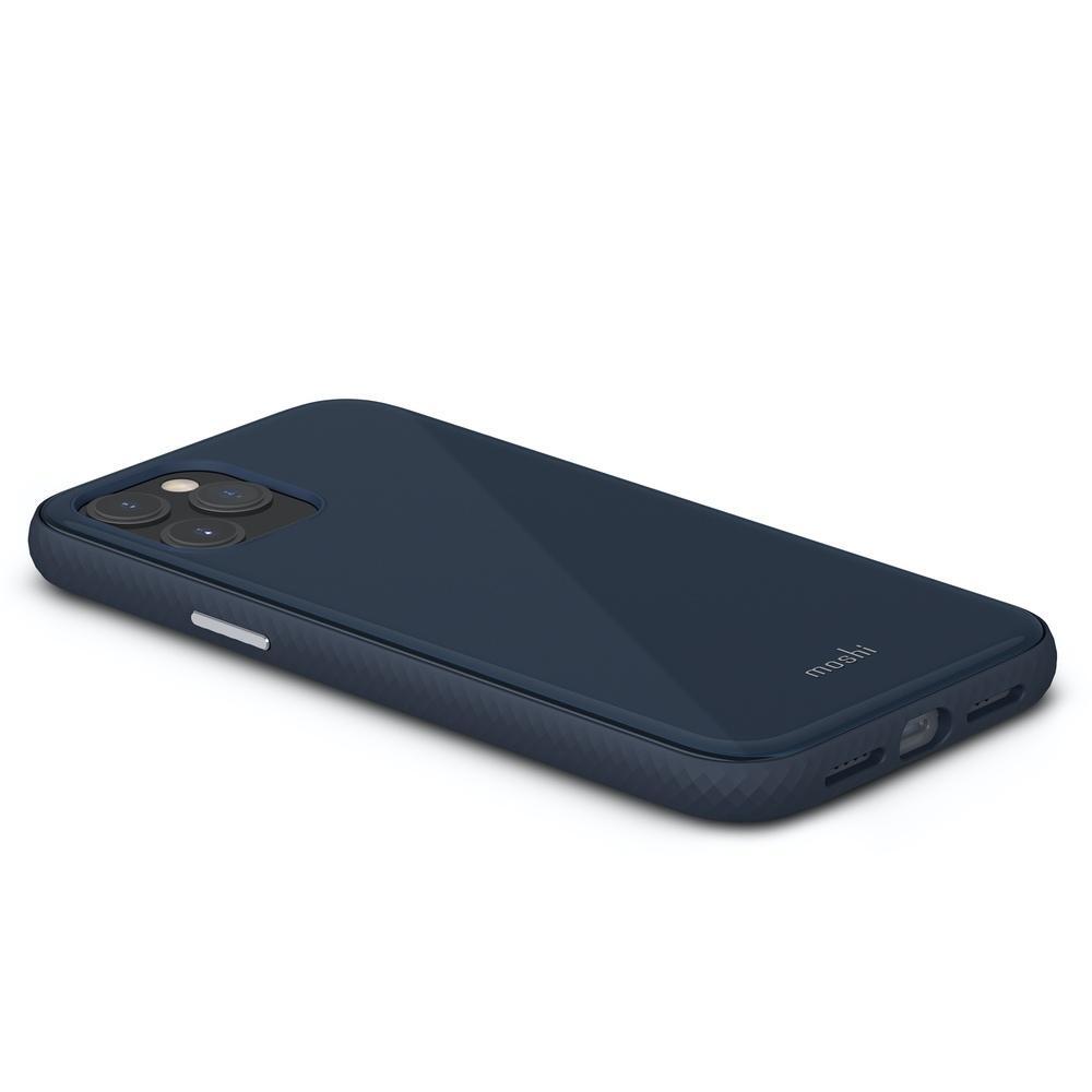 Moshi iGlaze Drop/Shatter Protection Cover/Case For Apple iPhone 12 Pro Max Blue — image 4