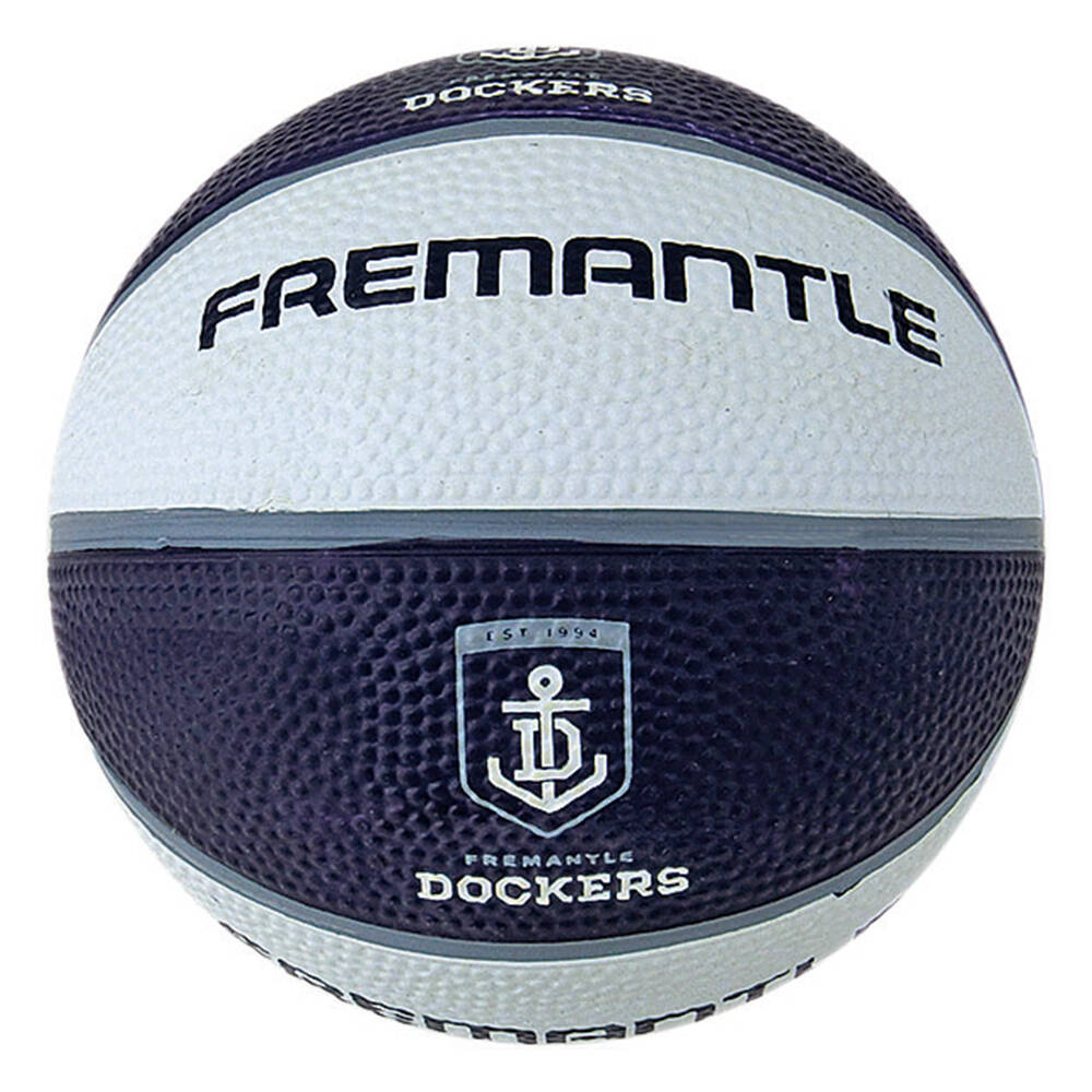 Afl Basketball Size 5 Sports Indoor/Outdoor Game Training Ball Fremantle (3 Pack) — image 2