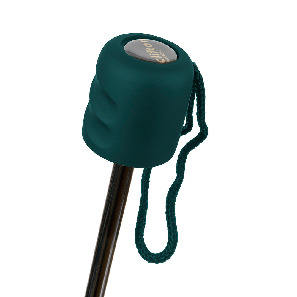 Clifton Windproof Mini Maxi Sun/Shade/Rain Compact Unbrella UPF50+ Bottle Green — image 3