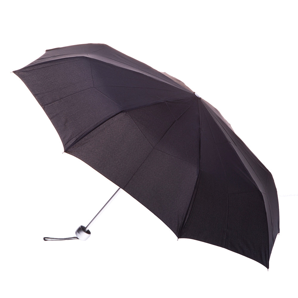 Clifton UPF50+ Extra Strong Folding Windproof Umbrella UV Sun Shade Black