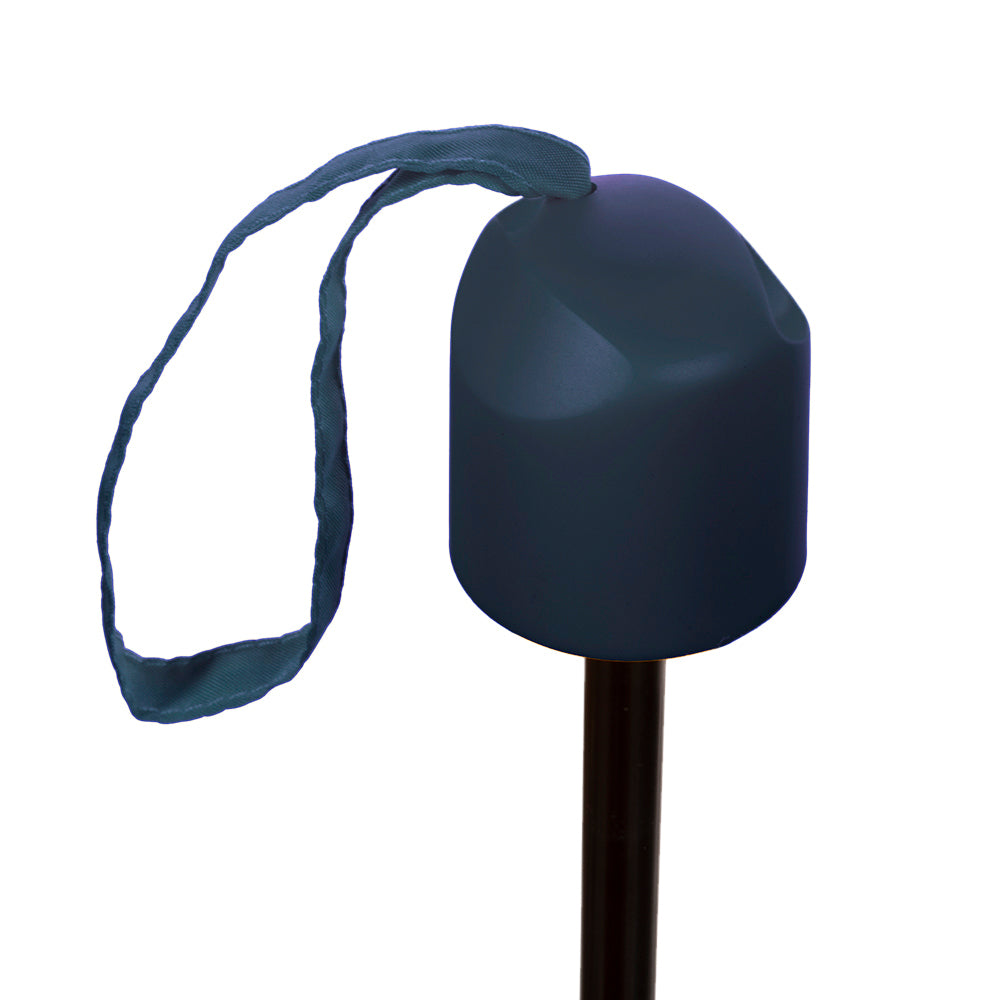 Clifton UPF50+ Navy w/ White Horses Mini Maxi Folding Wind Resist Umbrella — image 2