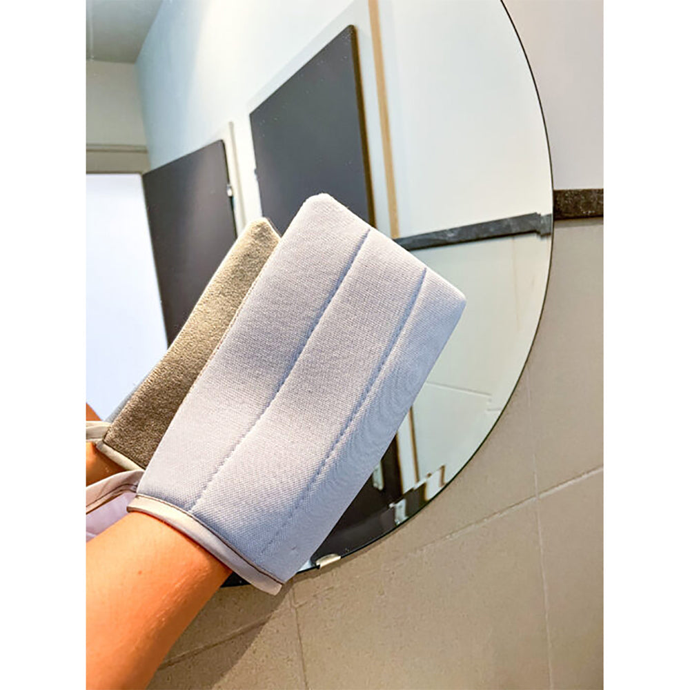 Hagerty Cleaning Products Microfibre Glass and Mirror Shining Hand Gloves (2 Pack) — image 3
