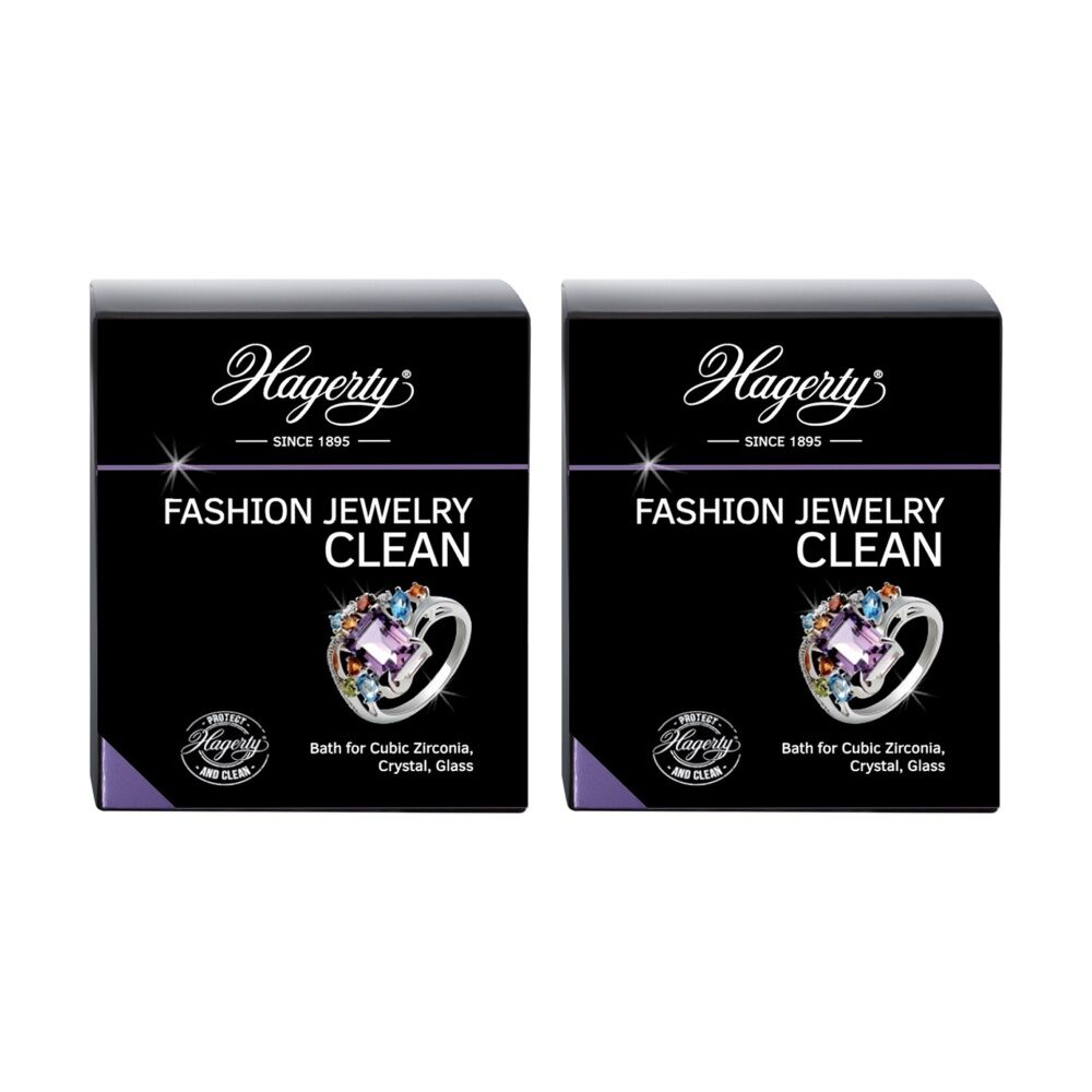 Hagerty Cleaning Products Hagerty Fashion Jewellery Cleaning Bath Cubic Zirconia Crystal Glass 170ml (2 Pack)