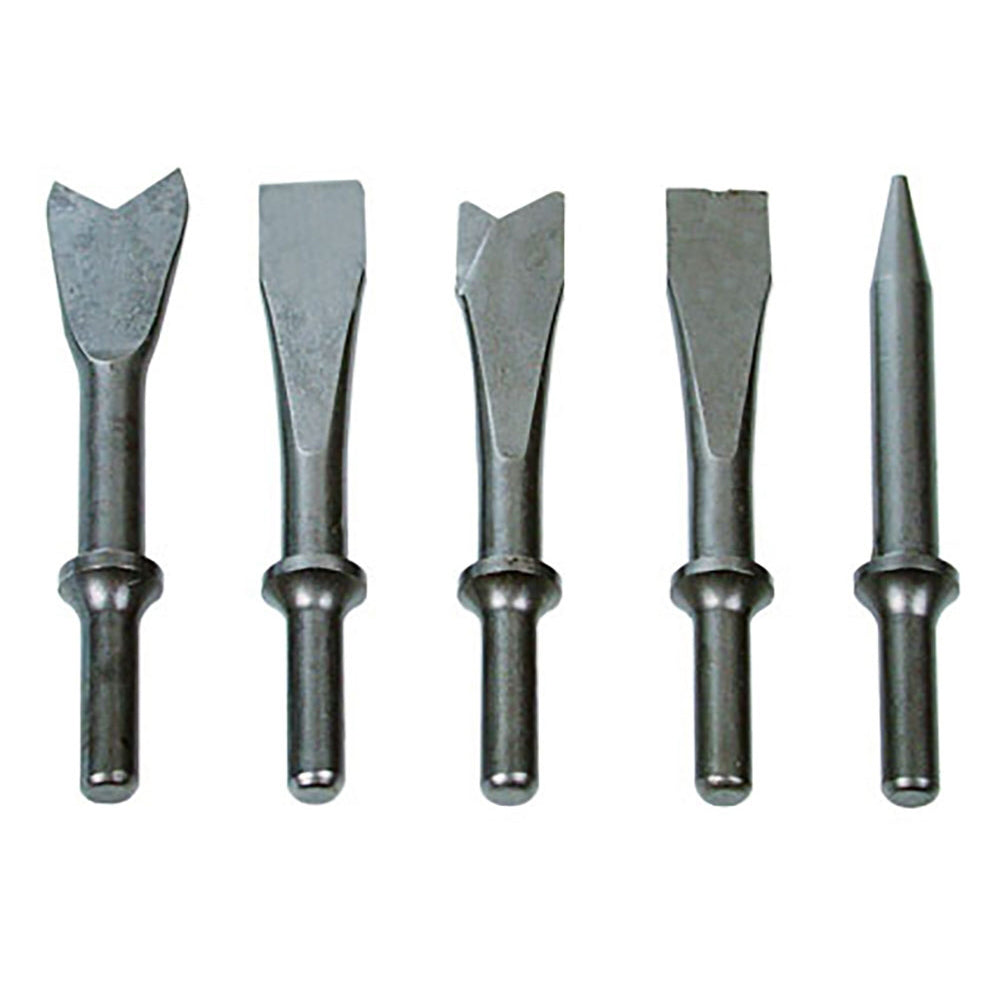 Ampro A1702 Air Chisel Chrome Molybdenum Steel Moly Set For Air Hammers (5 Pieces)