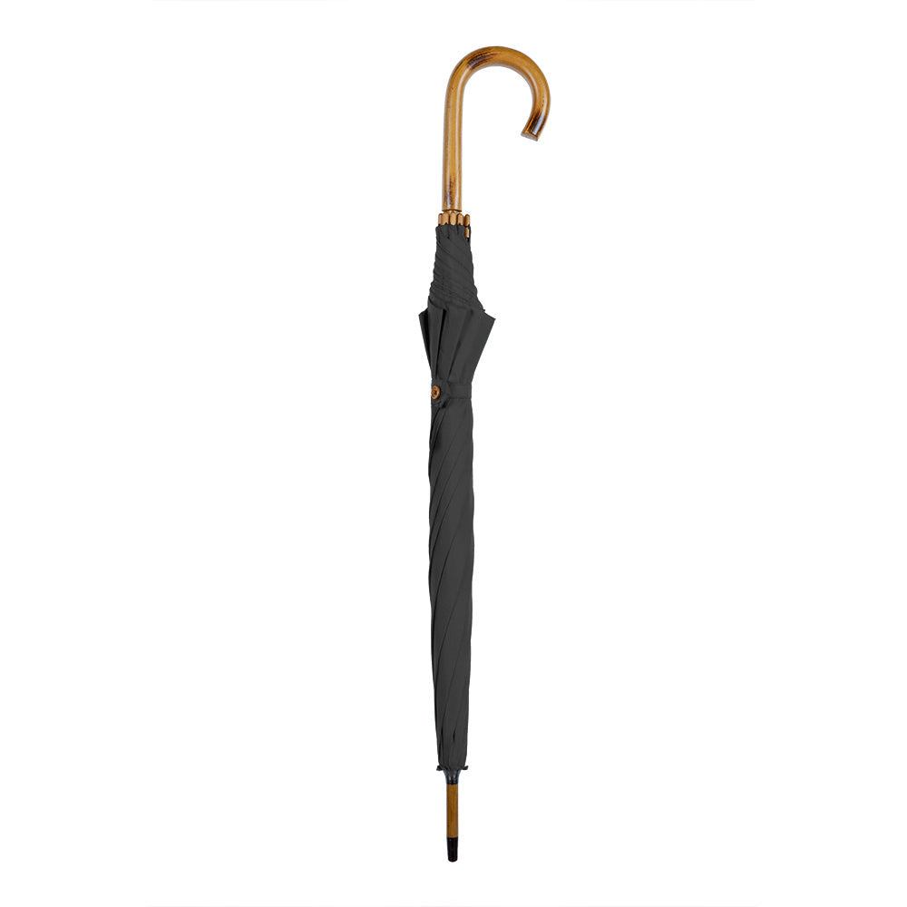 Clifton Women's Walking 103cm Wood Handle Windproof Umbrella Sun Shade Black — image 2