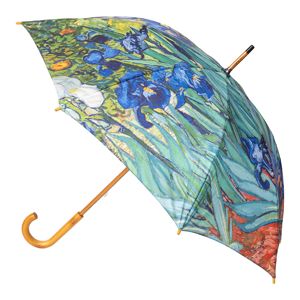 Clifton Women's Walking 103cm Wood Handle Windproof Umbrella Sun Shade Iris — image 4
