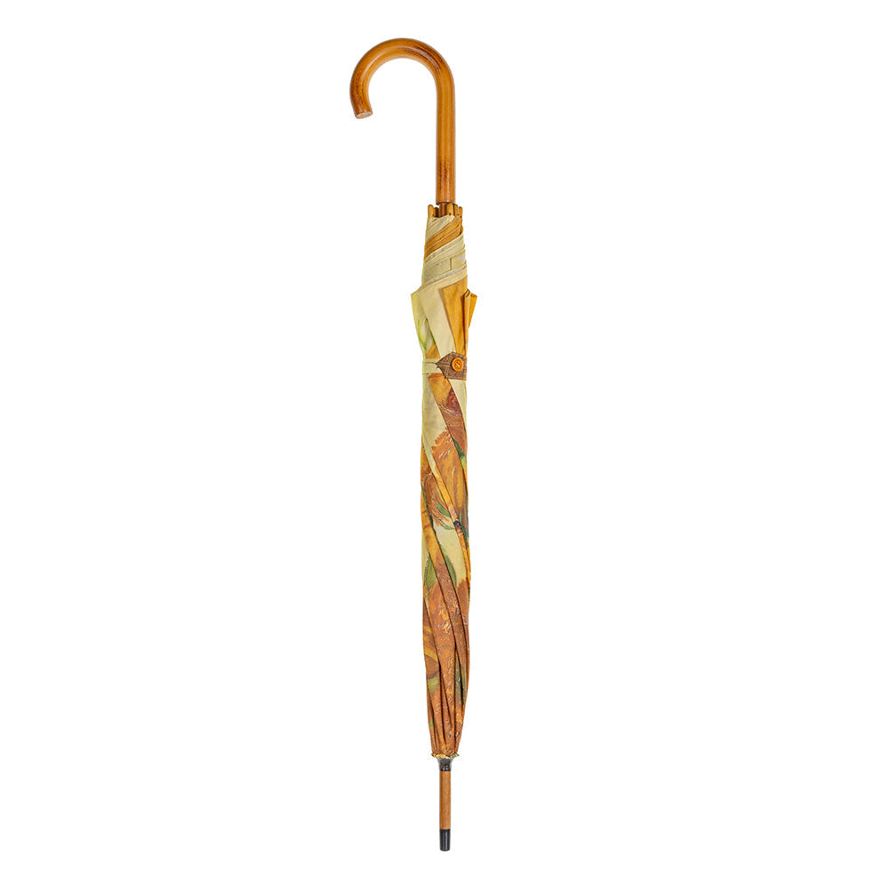 Clifton Women's Walking 103cm Wood Handle Windproof Umbrella Shade Sunflowers — image 2