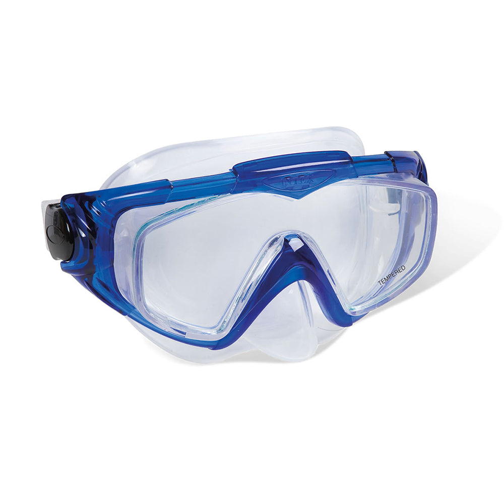 Intex Aqua Flow Sport Silicone Swim Snorkeling Goggle Mask/Snorkel Set 14y+ Blue — image 3