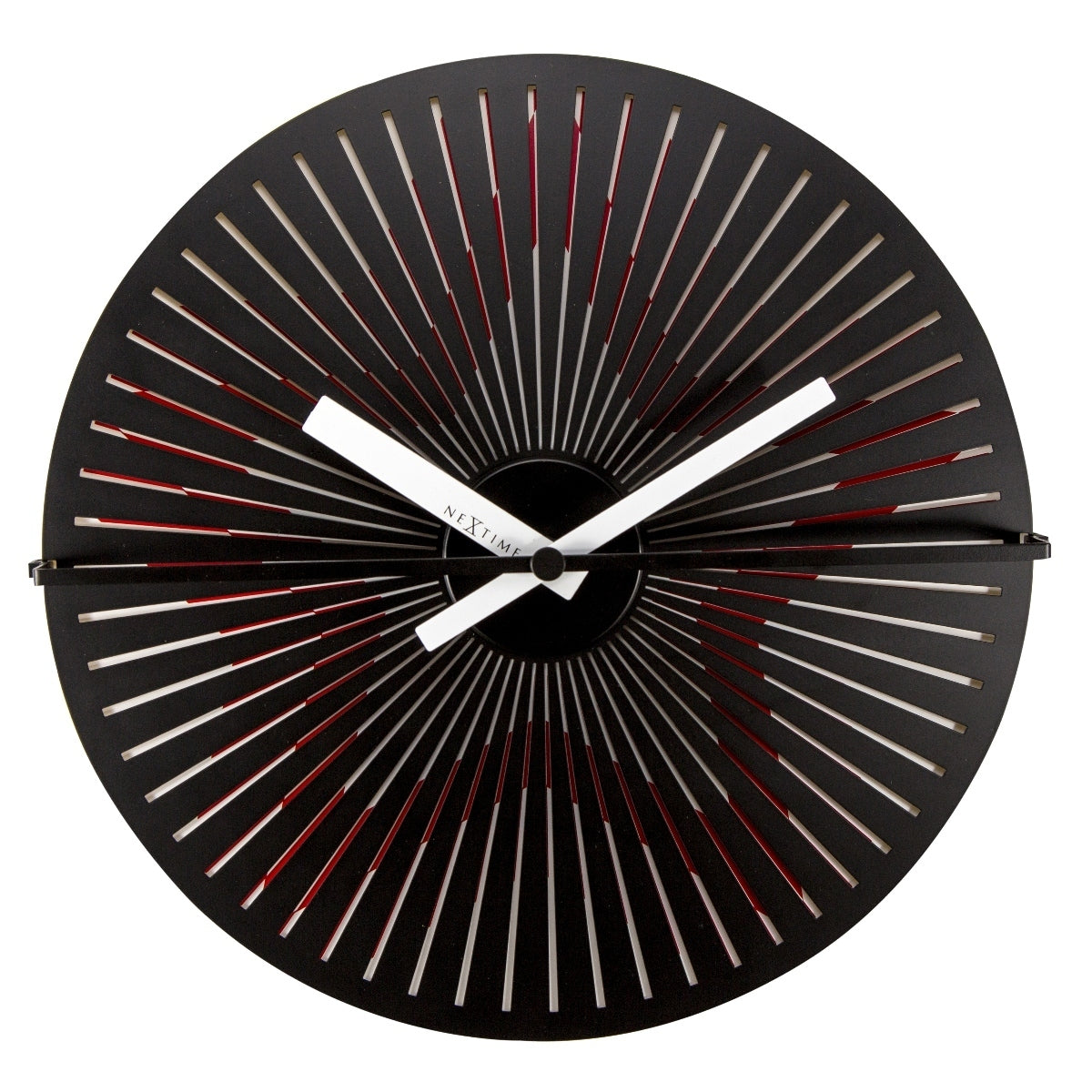 Nextime 30.5cm Motion Star High Torque Analogue Round Wall Clock Home Decor — image 2