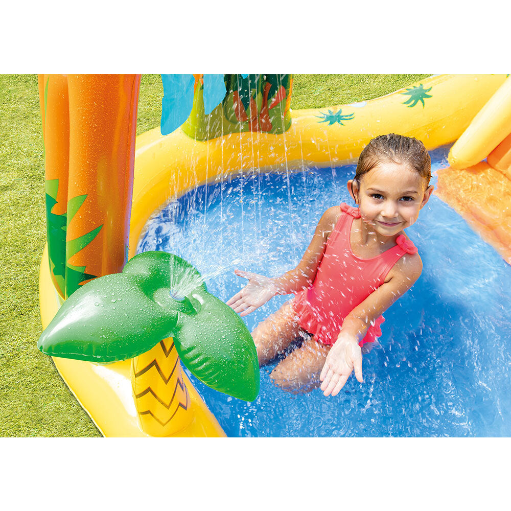 Intex Dinosaur 249x191cm Play Centre Inflatable Swimming Pool Outdoor Kids 3y+ — image 2