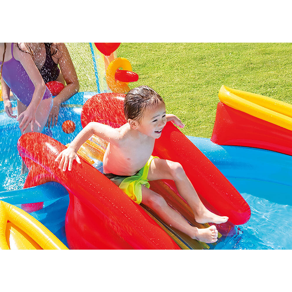 Intex Rainbow Ring 2.97m Play Centre Inflatable Swimming Pool Outdoor Kids 3y+ — image 2