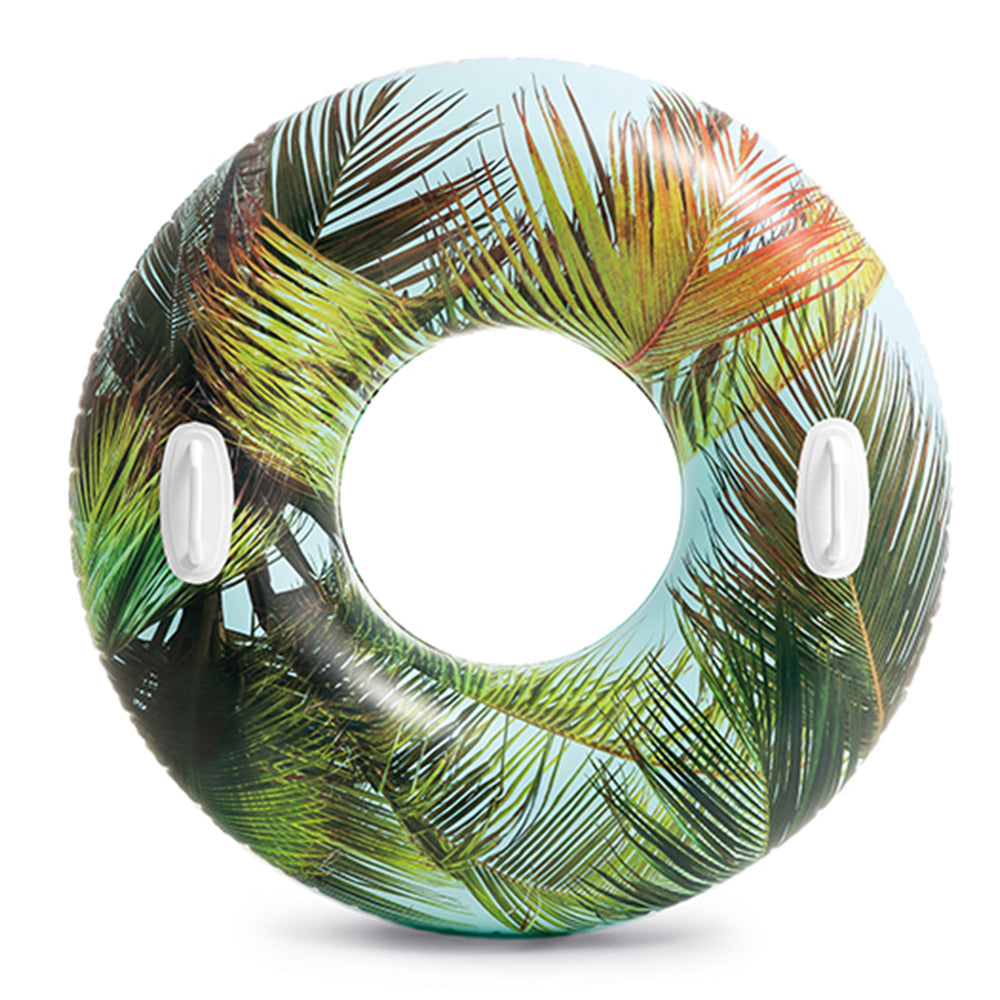 Intex 96cm Lush Tropical Inflatable Swim Floating Tube Kids/Children 9y+ Assort. — image 2