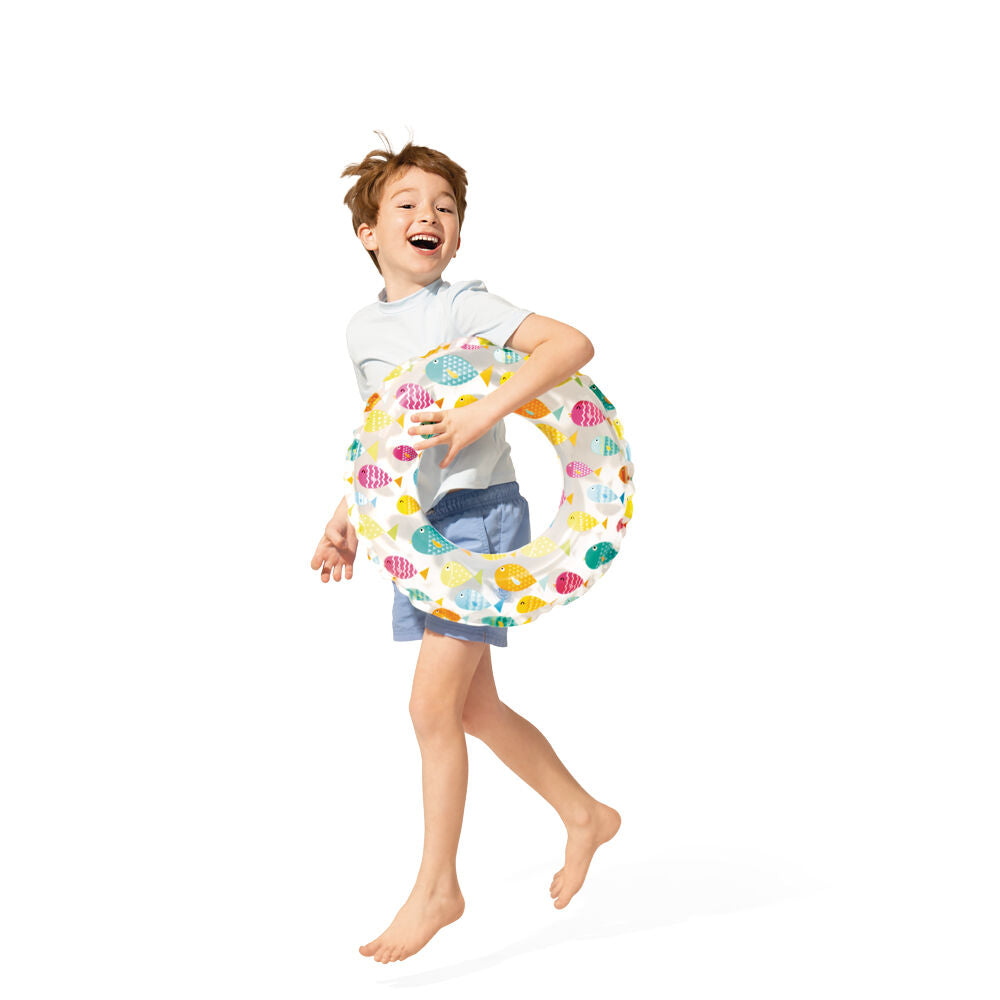 Intex Lively Print 51cm Assorted Design Kids Inflatable Swim Pool Floats 3y+ (2 Pack) — image 9