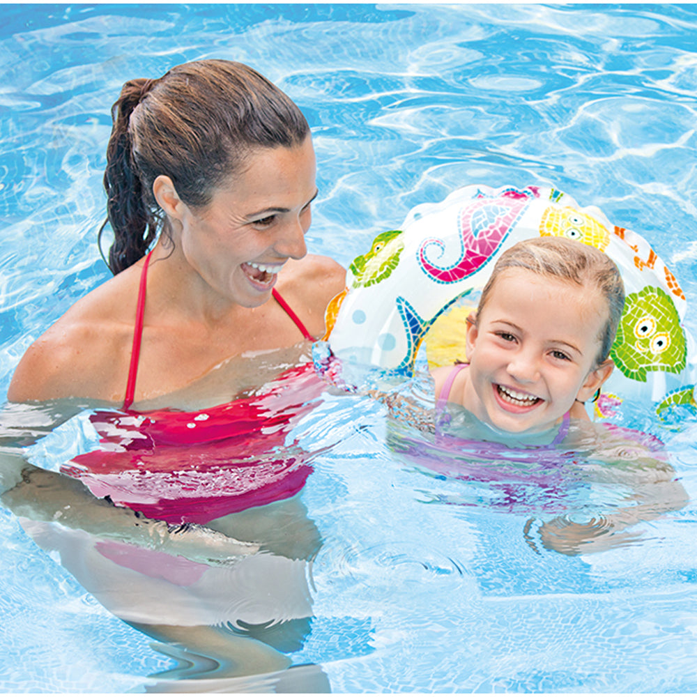 Intex Lively Print 51cm Assorted Design Kids Inflatable Swim Pool Floats 3y+ (2 Pack) — image 7