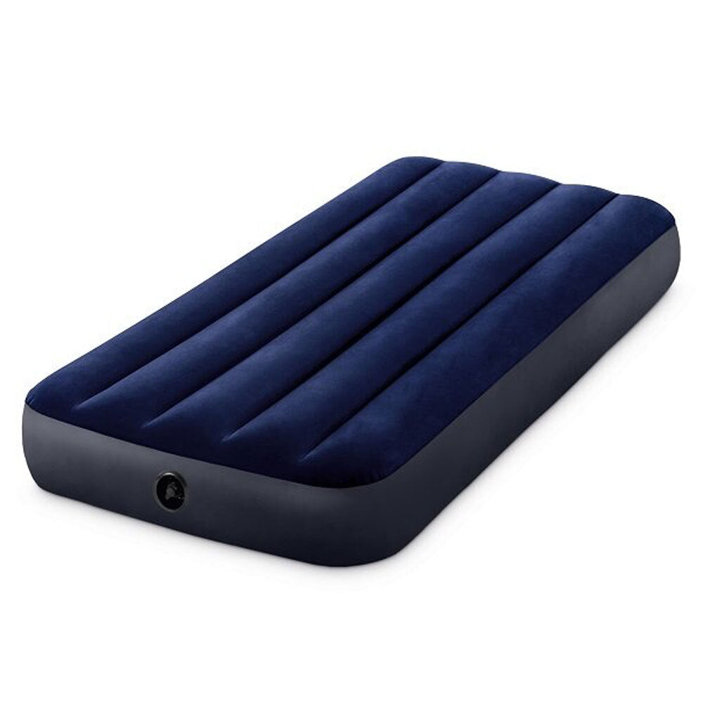 Intex Dura Beam Junior Twin Downy Airbed Blue 76cm x 1.91m Durable Plush Top