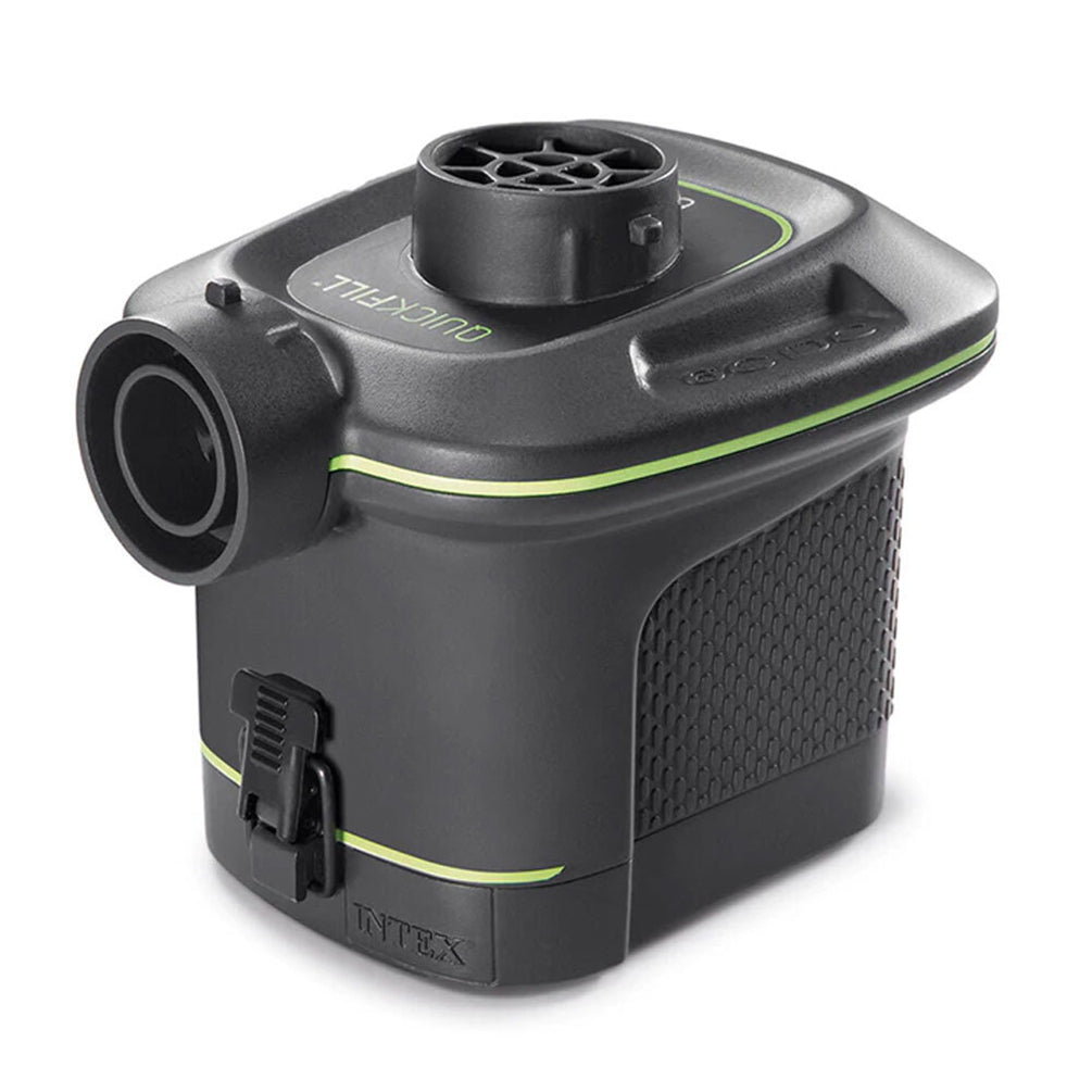 Intex Quickfill Portable Battery Air Pump w/ Nozzles for Inflatable Pool/Toys