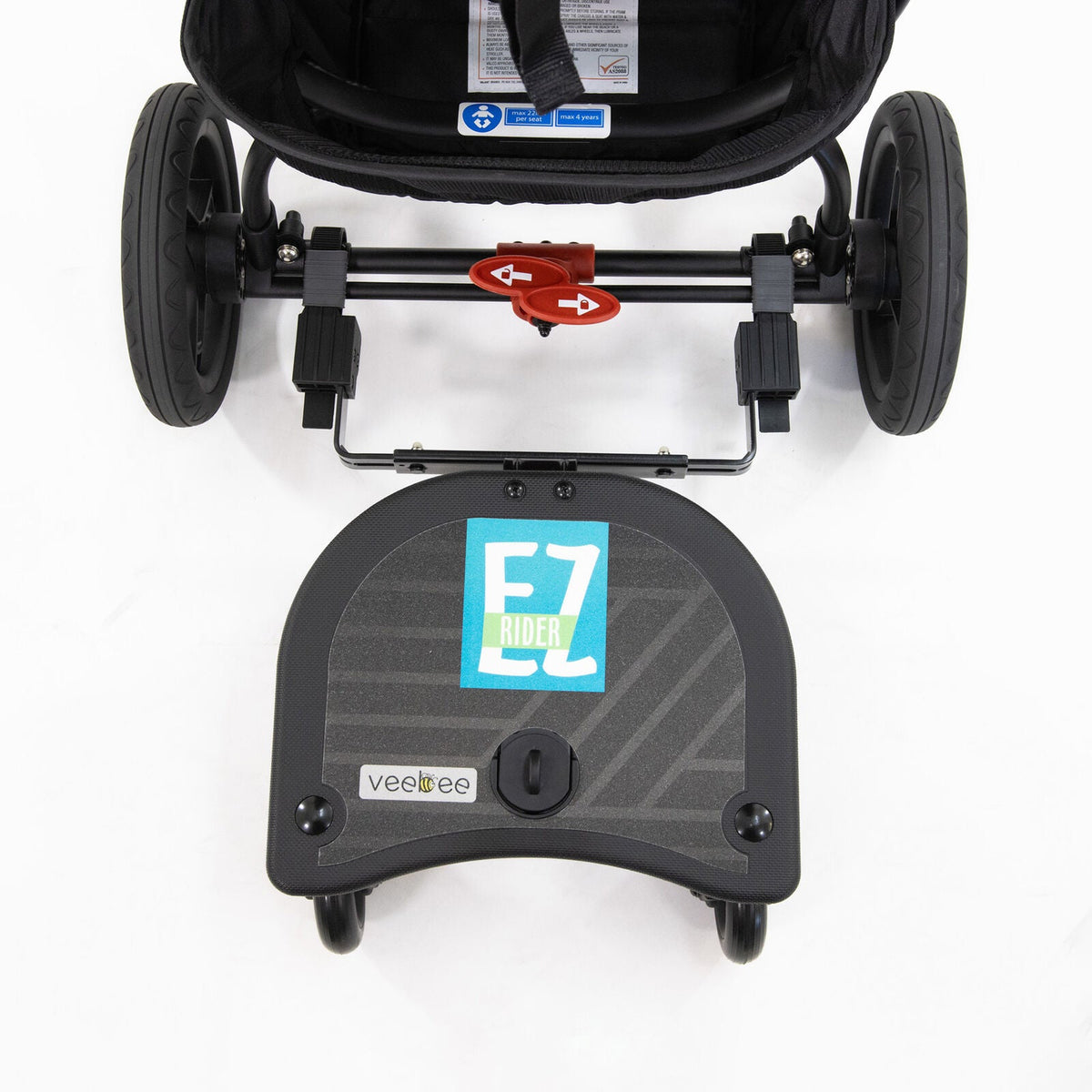 Vee Bee EZ Rider Stand/Sit Toddler Tandem Seat Board Connector for Stroller/Pram — image 2