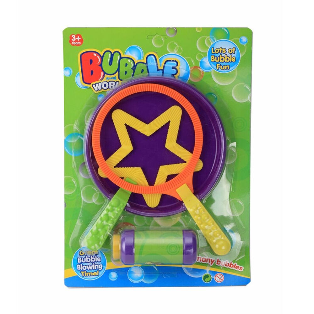 Abt 3Y+ Bubble Wands Large With Tray And Solution Set For Kids