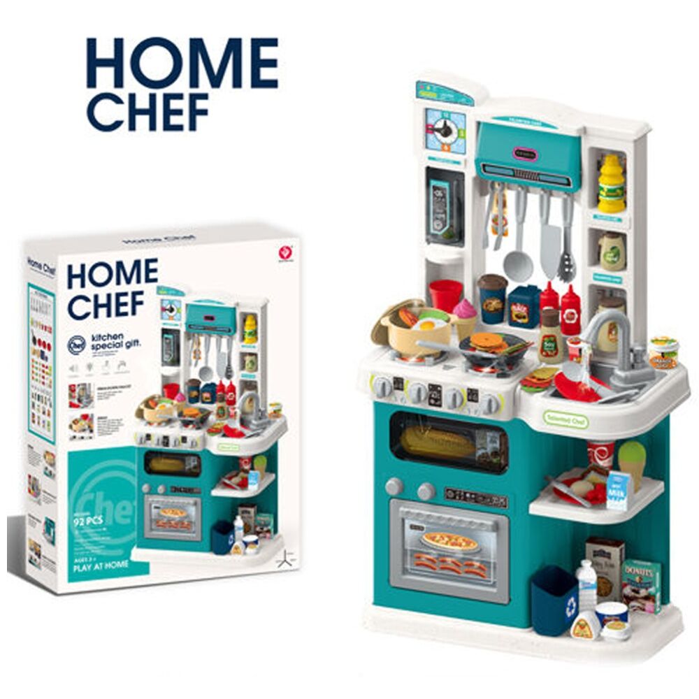 Abt Kids Home Chef Kitchen Playset w/ Light & Sound Toy Set 3Y+ (92 Pieces) — image 2