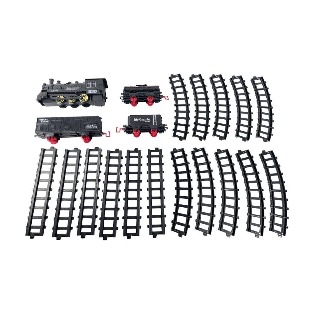 Abt Retro Steam Train Set Electric With Lights And Sounds 3Y+ (21 Pieces) — image 2