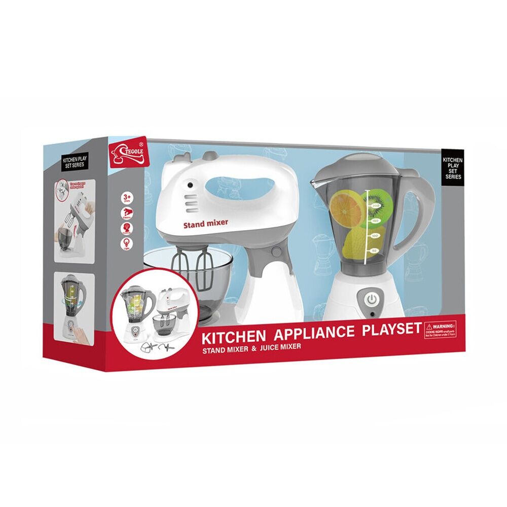 Abt 3Y+ Kids Play Pretend Kitchen Electronic Mixer Juicer Set