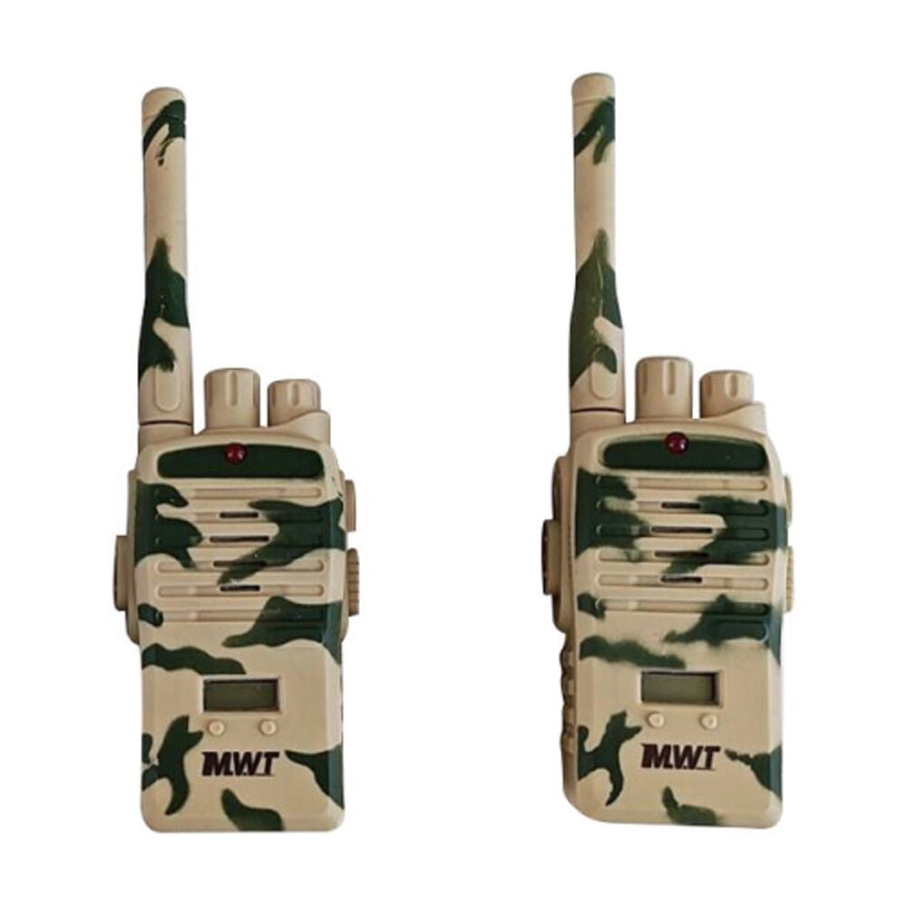 Abt Kids Portable Walkie Talkie With 60m Range Camouflage (2 Pieces) — image 2