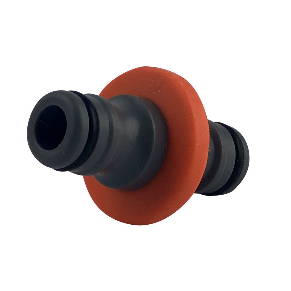 Agboss 1/2 Inch Orange and Black 2 Way Gardening Hose Coupler — image 2