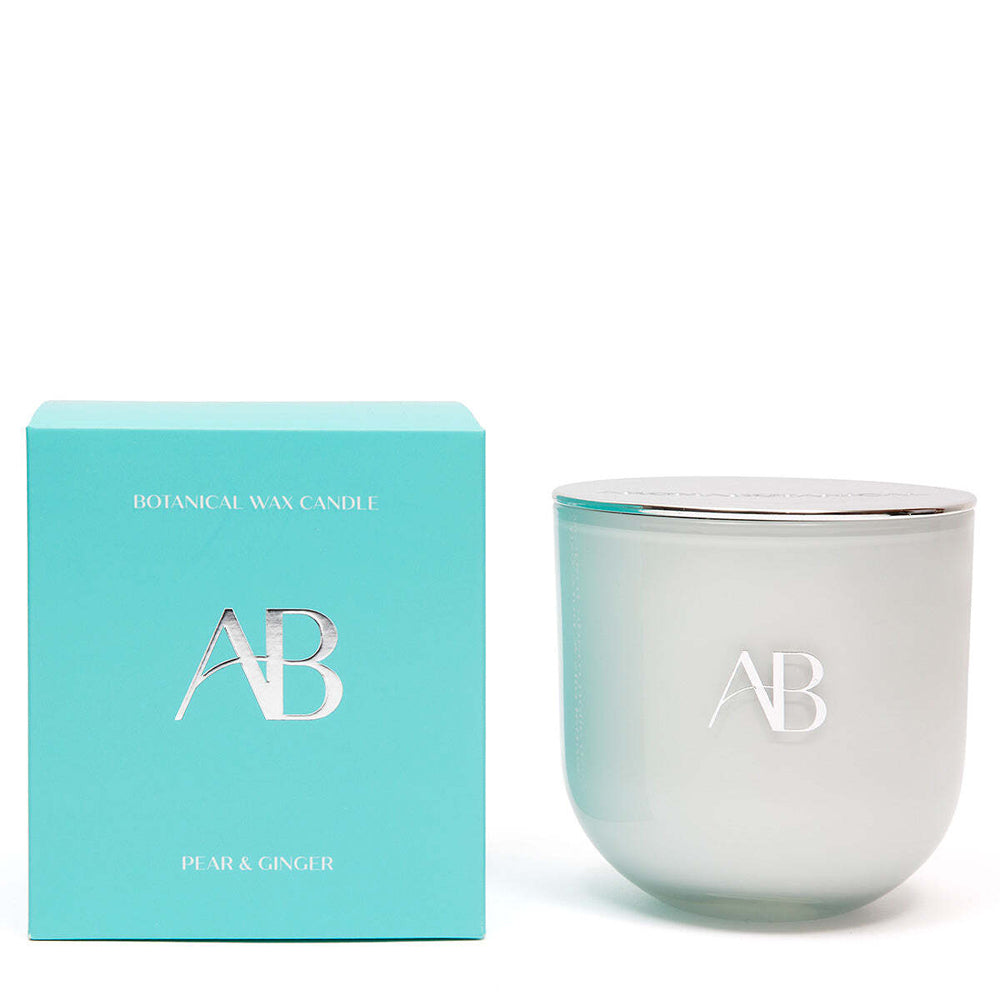 Aromabotanical Scented Wax Candle Home Decor Room Fragrance Pear & Ginger — 680g