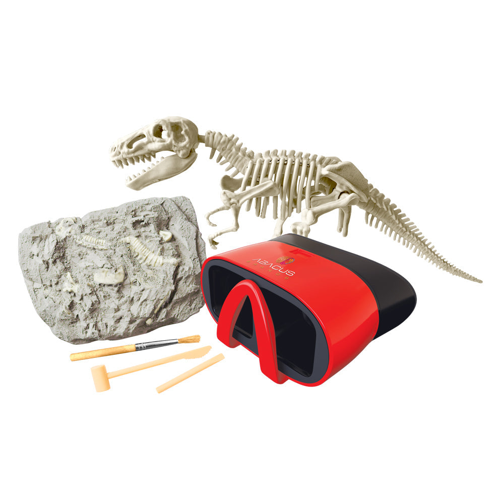 Abacus VR Gift Box Dinosaurs Kids/Children Craft w/ Interactive Book Set 8y+