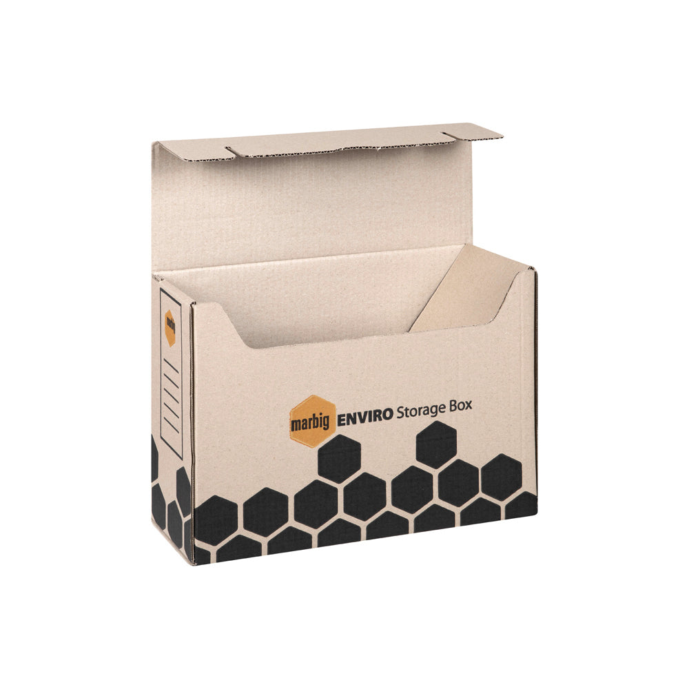 Marbig Enviro 37.5cm Storage Box File/Filing Fooscap-Size Document Organiser