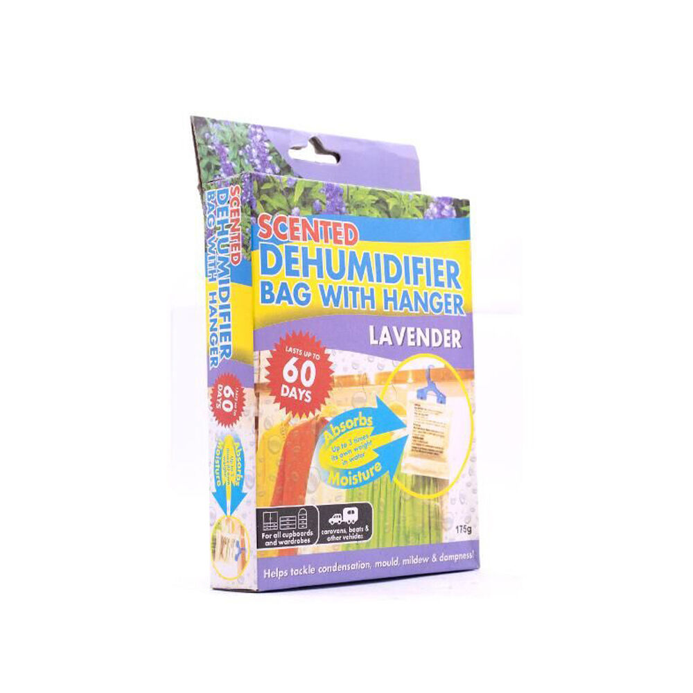 Aussie Clean Scented Dehumidifier Bag w/ Hanger Assorted Fresh 175g Lavender — image 2