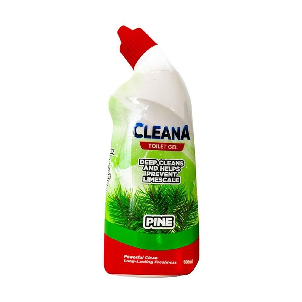Cleana 600ml Pine Scent Toilet Gel Bathroom Cleaner Limescale Prevention