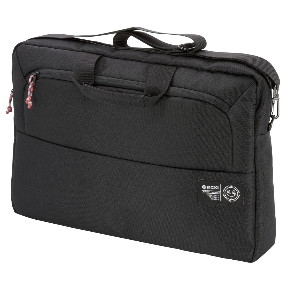 Moki rPET Series 17" Laptop/Computer Satchel/Travel Bag/Carry Case Black