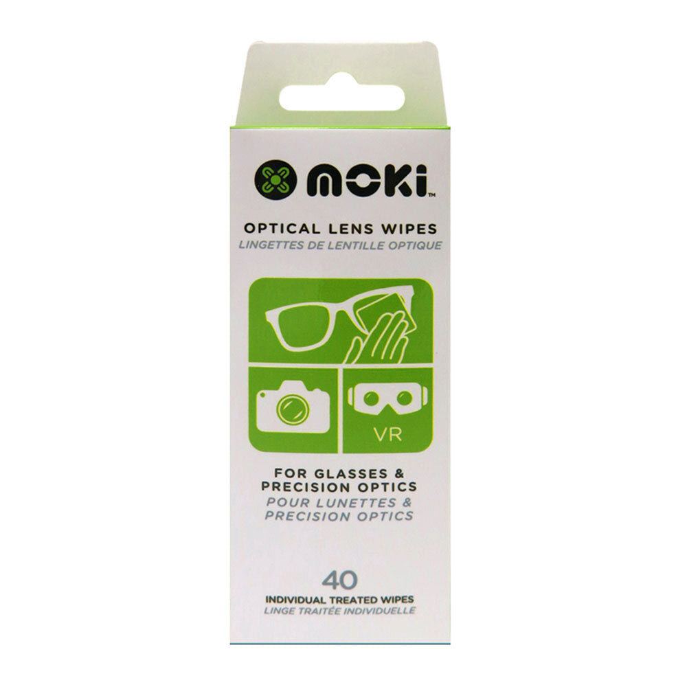 Moki Optical Lens Wipes Cleaner Cleaning Wet Tissue for Camera/VR/LCD/Phone (40 Pieces) — image 4