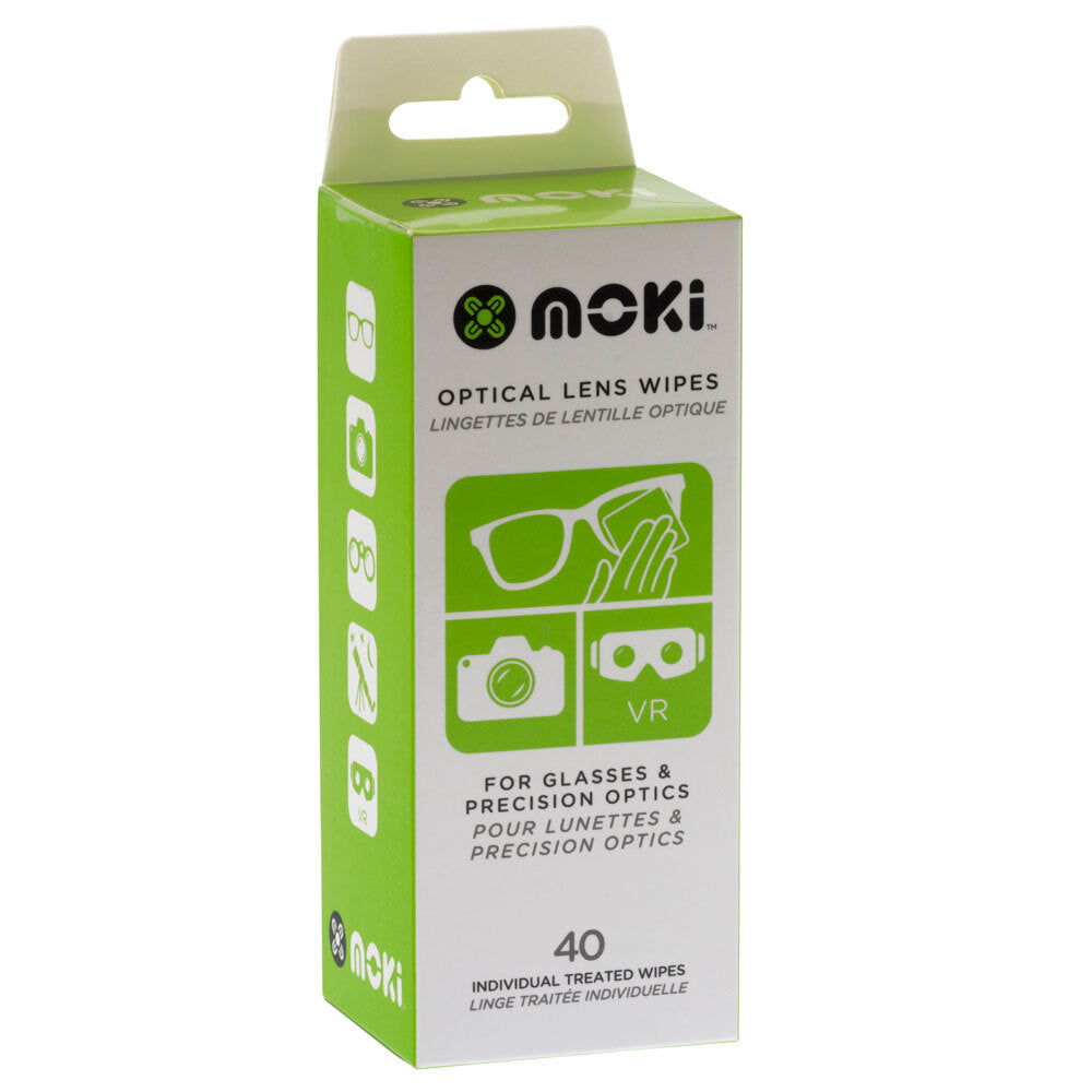 Moki Optical Lens Wipes Cleaner Cleaning Wet Tissue for Camera/VR/LCD/Phone (40 Pieces) — image 3