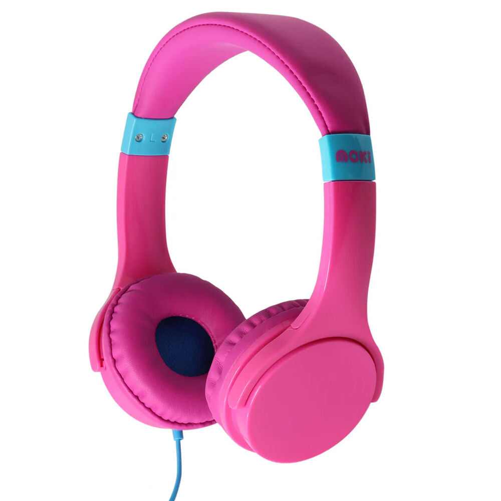 Moki Lil' Kids Volume Limited 3y+ Headphones - Pink