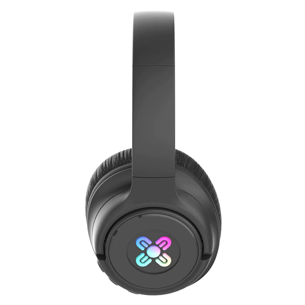 Moki Mixi Kids Volume Limited Wired/Wireless Headphones LED Edition Black — image 2