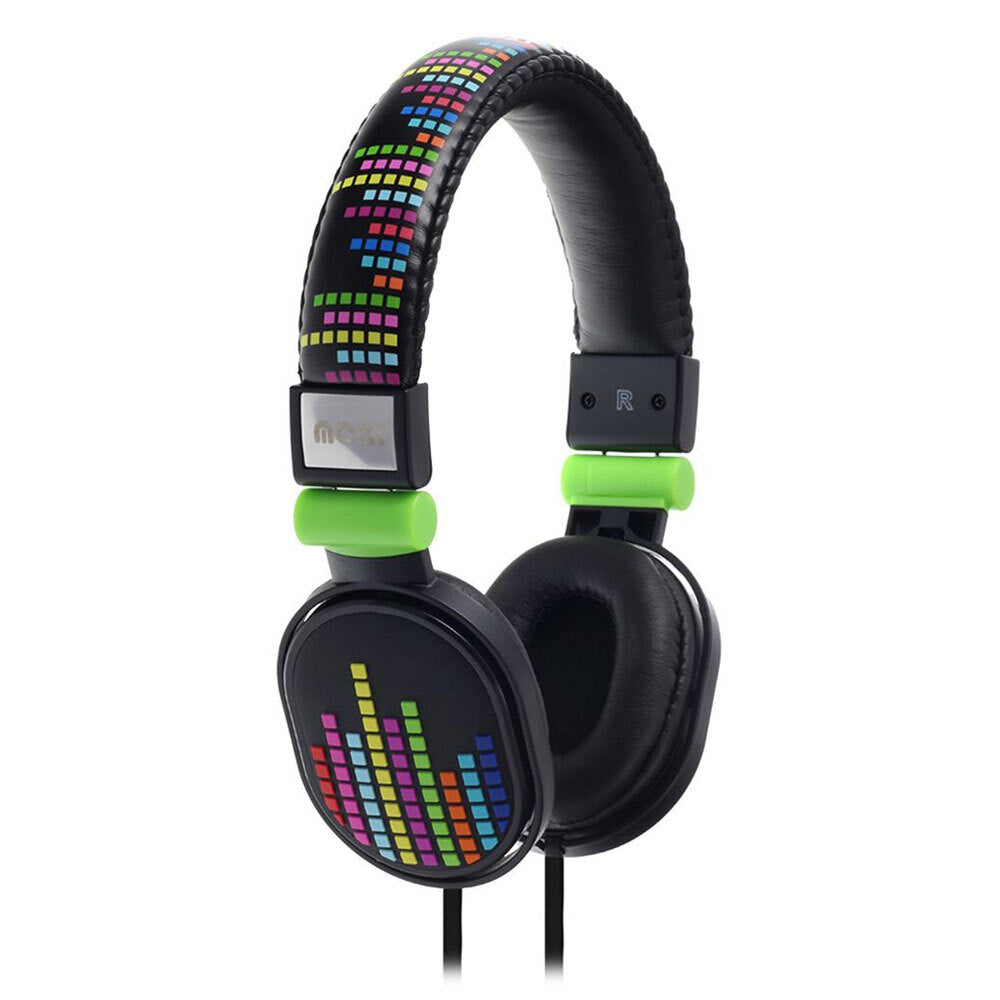Moki Popper Headphones Over/On Ear Cup Stereo Children Headband Levels Black (2 Pack) — image 3
